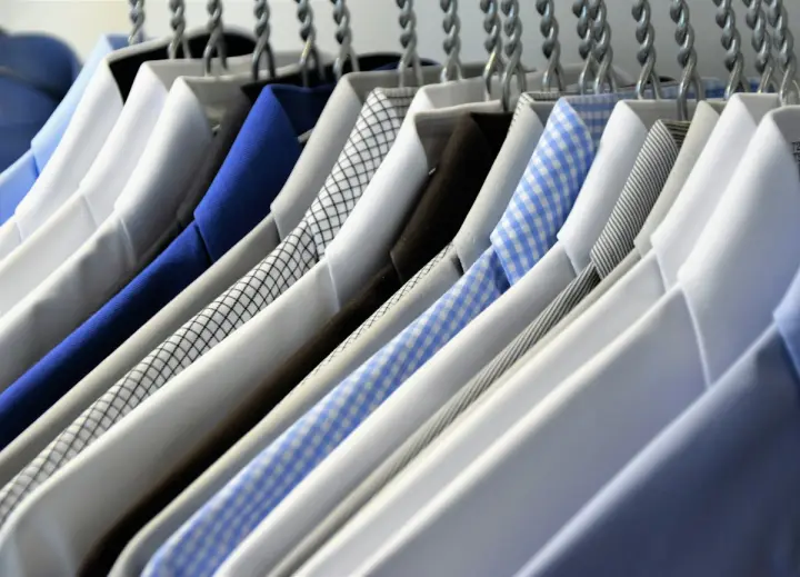 Woven shirts made in Bangladesh